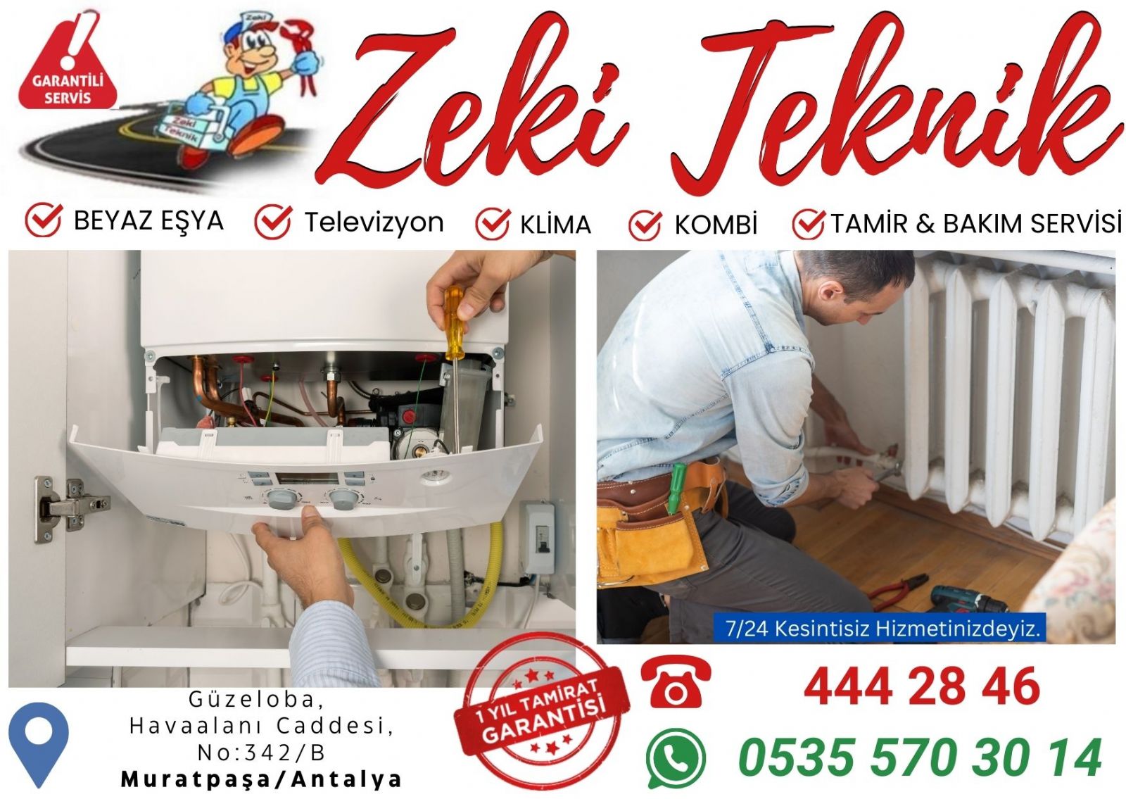 Güzeloba Kombi Bakımı Petek Temizleme